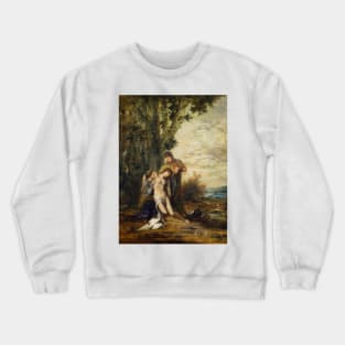 The Martyred Saint Sebastian by Gustave Moreau Crewneck Sweatshirt